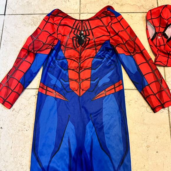 Marvel The Amazing Spiderman Homecoming Boys Costume Kids 5-6 Cosplay Party Mask - Picture 4 of 8